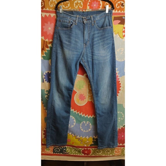 Levi's 505 Men's Jeans 32 x 34 - Picture 2 of 12